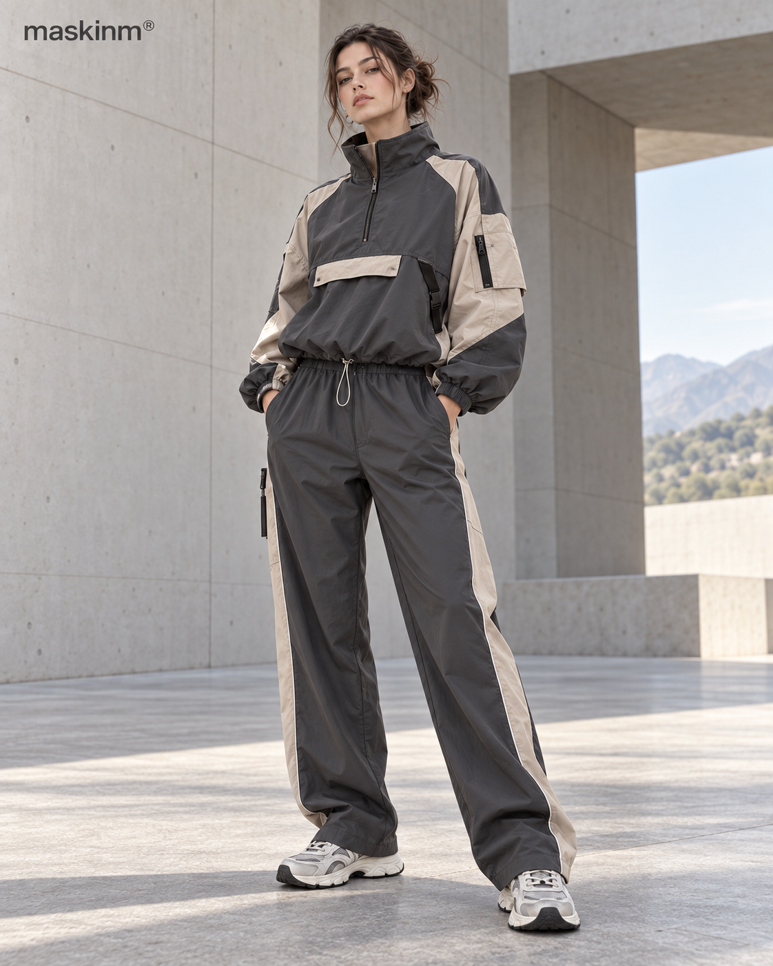 maskinm® Women’s Utility Windbreaker Jumpsuit