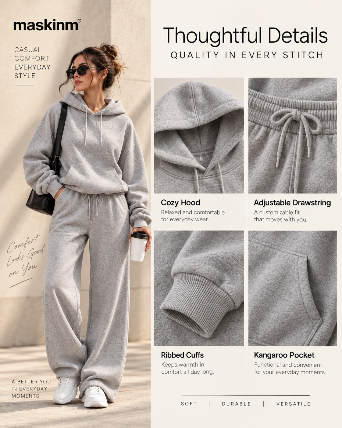 maskinm® Everyday Comfort Lounge Set CASUAL COMFORT. EVERYDAY STYLE.