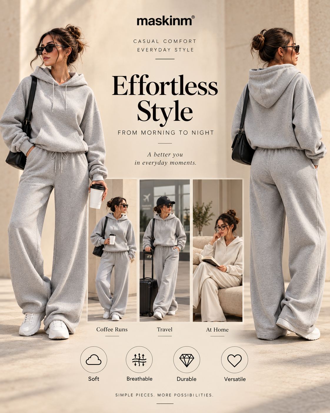 maskinm® Everyday Comfort Lounge Set CASUAL COMFORT. EVERYDAY STYLE.